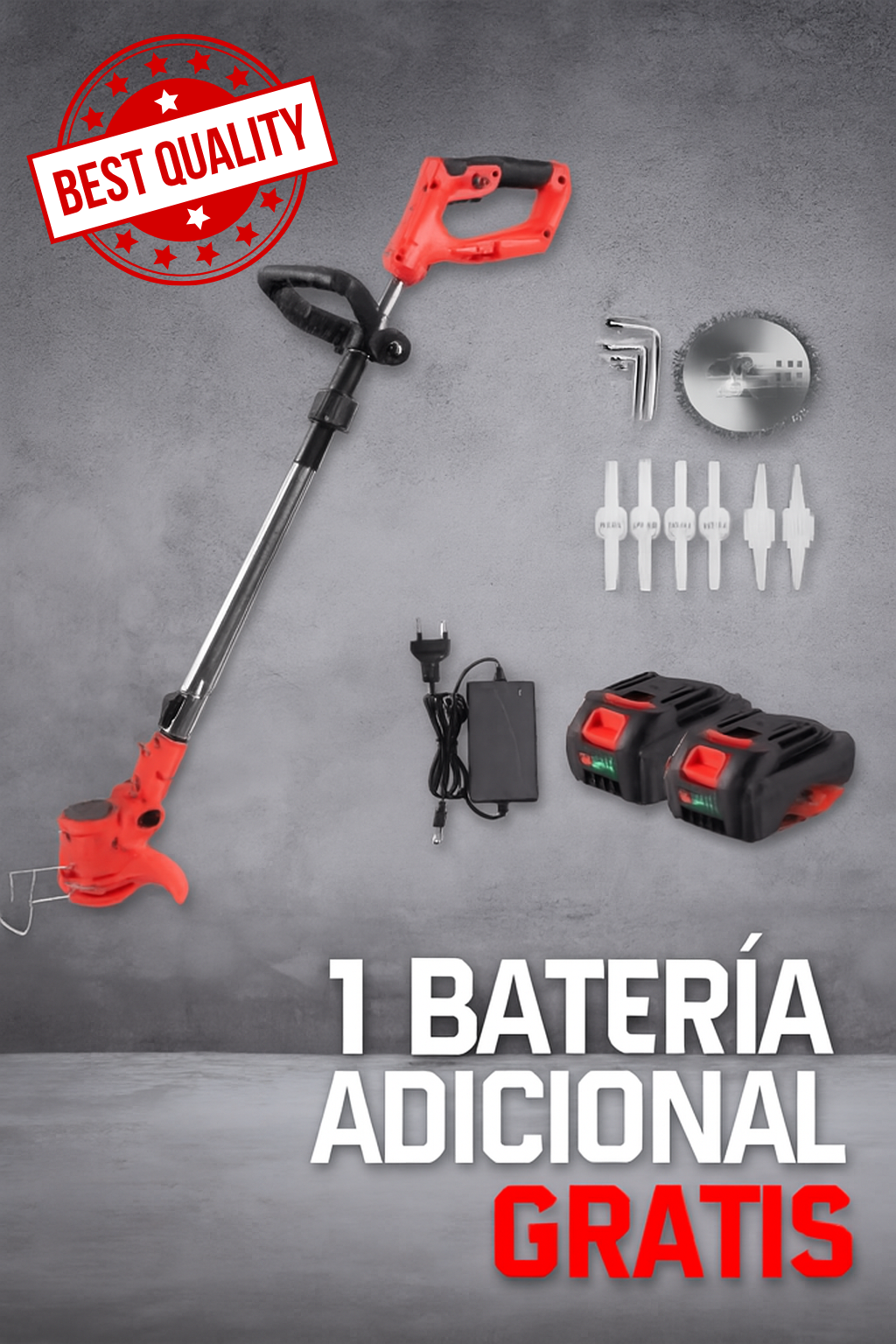 Guadaña BOOST | Corte inalámbrico profesional con batería extra GRATIS.